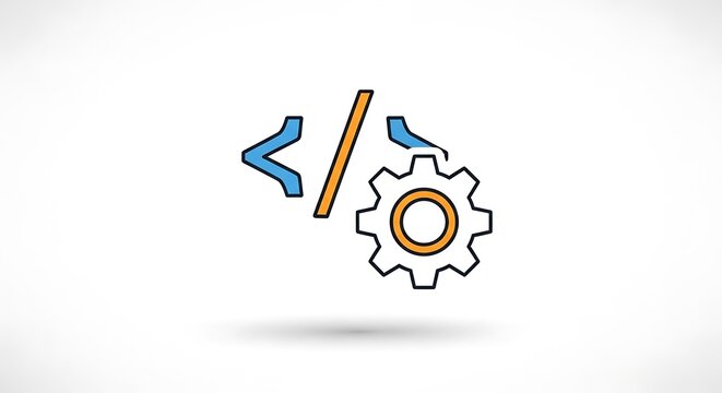Software Development and Programming Gear Icon