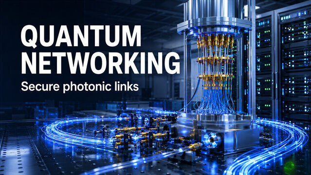 Exploring quantum networking to create secure photonic links in a modern technology lab setting