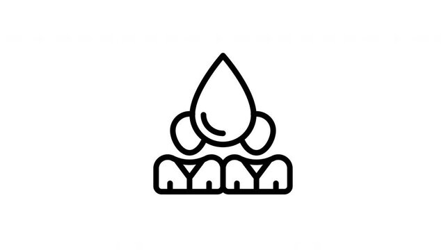 water drop animated icon