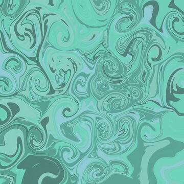 Green Marbling Paper Background Wallpaper