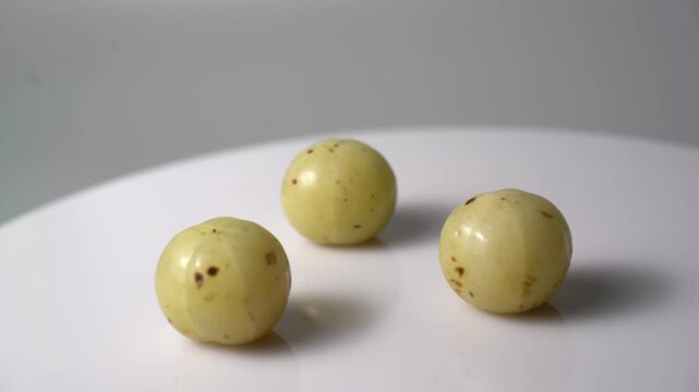 Fresh Indian Amla (Indian Gooseberry) Rich in Vitamin C, Ayurvedic Superfruit, Organic Herbal Ingredient, Natural Antioxidant, Healthy Nutrition, and Wellness