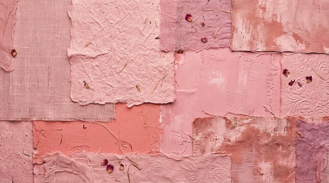 Pink handmade paper background wallpaper textures