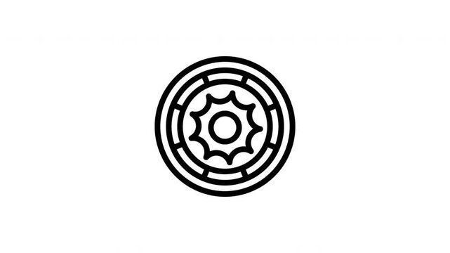 zodiac wheel animated icon