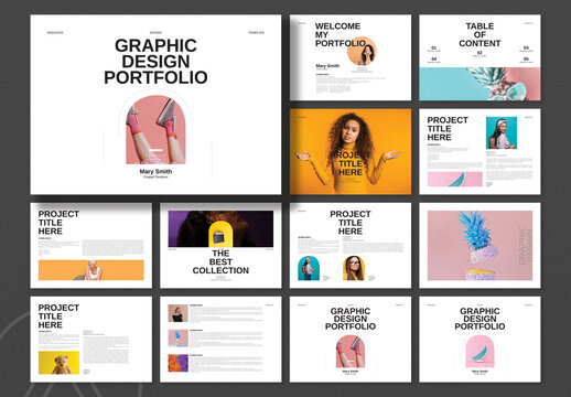 Graphic Design Portfolio Landscape Template