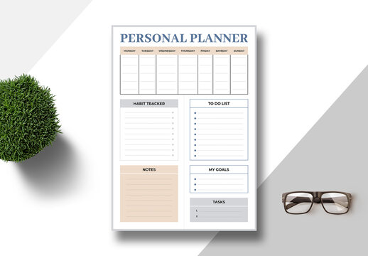 Planner Template Layout