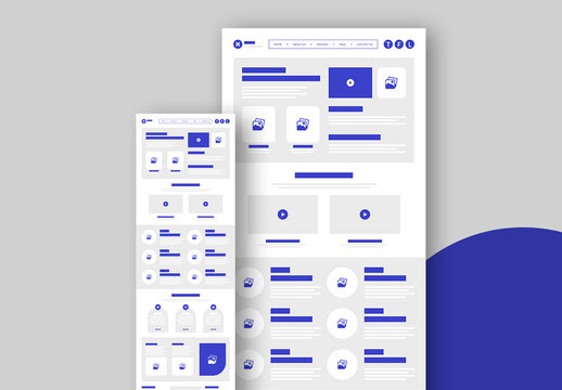 Wireframe Template Layout