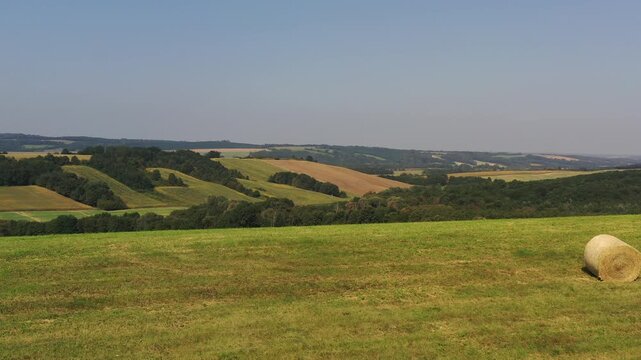Drone footage of Zala country, Hungary