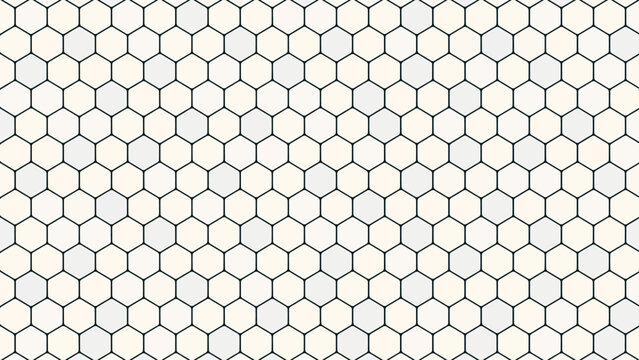 Hexagonal pattern with light blue and white tones a repeating vector illustration design hexagons honeycomb geometric geometry tessellation