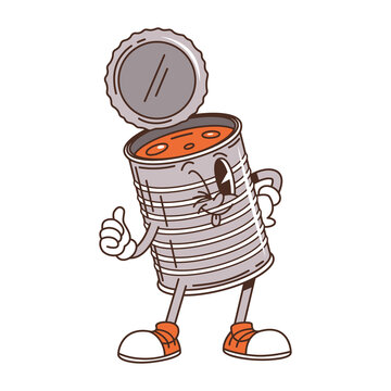 Smiling Cartoon Man Holding a Cup of Coffee or Tea Isolated on White Vector Illustration with Drink Container and Glass Design