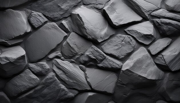 Close Up Stone Textures Gray Background