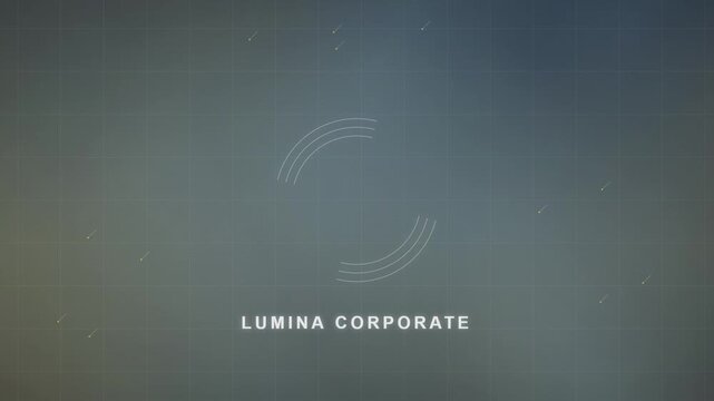Abstract Digital Background with Motion Graphics and HUD Elements