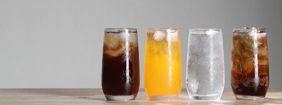 Soft drinks and fruit juice mixed with soda high in sugar have a negative effect on physical health