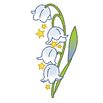 Lily of the Valley Flower Drawing Cartoon Crayon