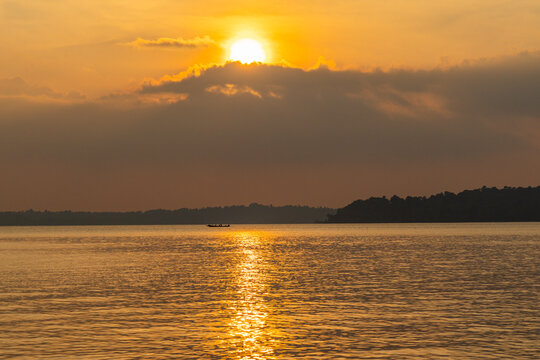 Sunset at Chidiya Tapu Beach, Andaman 