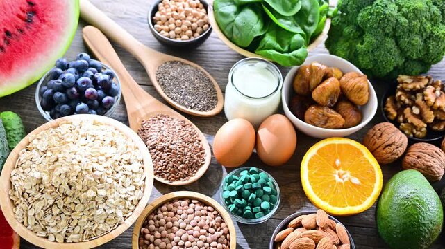 Food products recommended for menopause diet