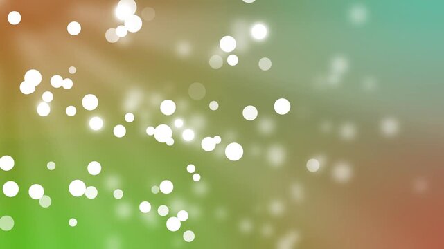Soft bokeh lights and glowing dots background, creating a dreamy abstract backdrop with a clean modern loo animation.