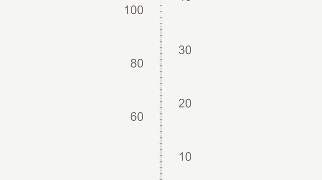 Animated Digital Counter Display Showing Ascending Numerical Values.