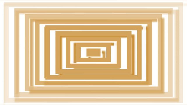 Abstract nested rectangles background creating a clean geometric frame pattern with a simple modern look animation