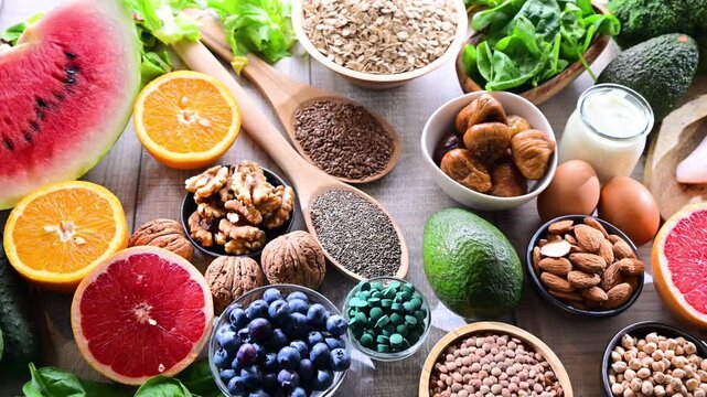 Food products recommended for menopause diet
