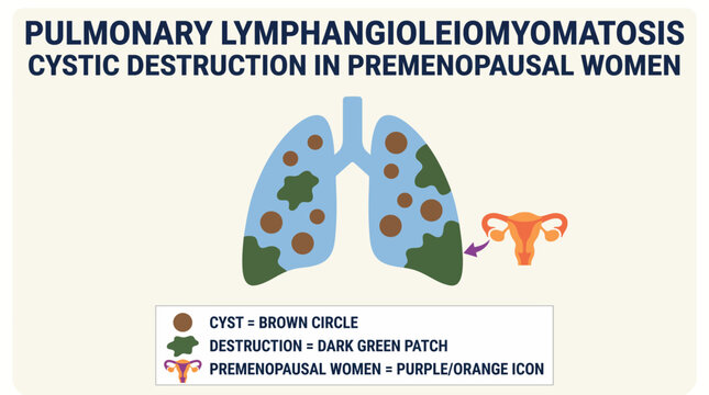 Pulmonary Lymphangioleiomyomatosis Cystic Destruction in Premenopausal Women