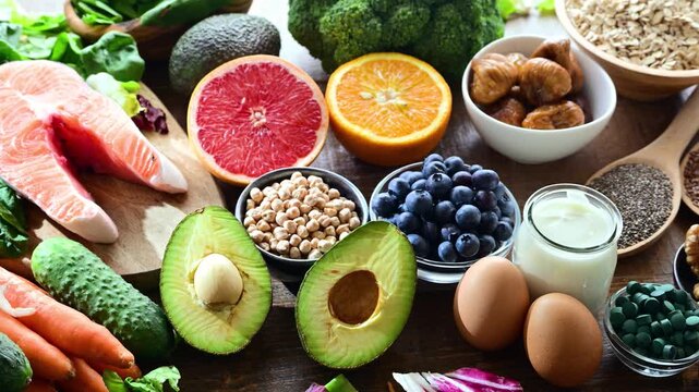 Food products recommended for menopause diet