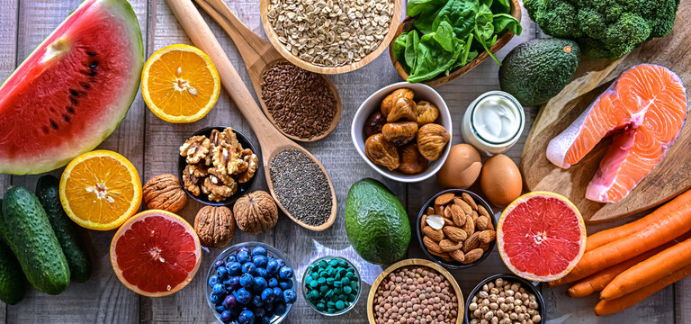 Food products recommended for menopause diet
