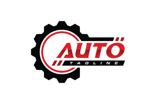 Gear and Circular Automotive Logo
