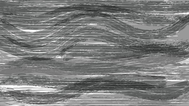 Abstract grey grunge texture background with distressed brush strokes, Monochrome brushed metal texture abstract rough background