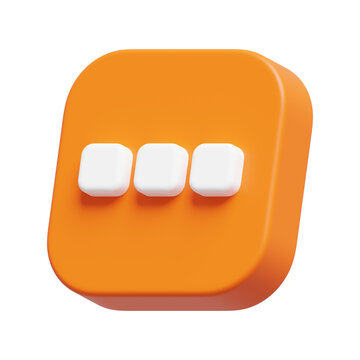 Menu Option Icon 3D