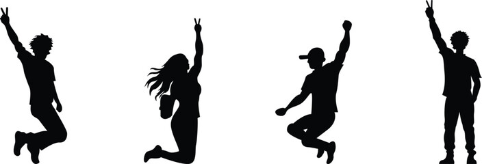 People Silhouette Set