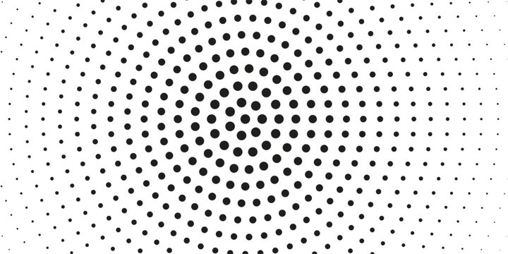 Halftone circle dotted frame circularly distributed set. Abstract dots logo emblem design element. Round border Icon using random halftone circle dot texture.background