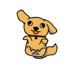 Obraz premium silly dog