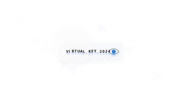 Password input field revealing hidden text with an eye icon interaction