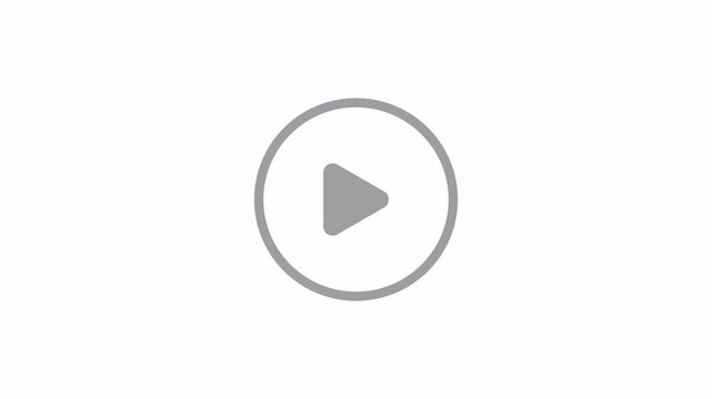 Replay Button Animation | Replay Icon | Video Playback Loop | UI Motion Graphics
