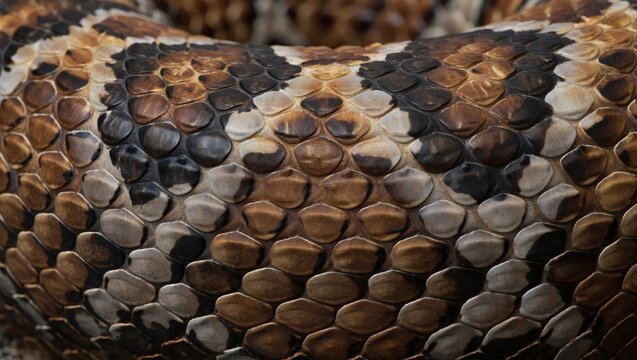 Ultra-Detailed Keeled Reptile Dermal Pattern Mosaic Study