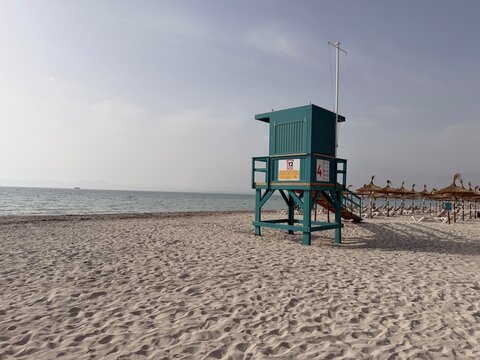 lifeguard tower on the beach