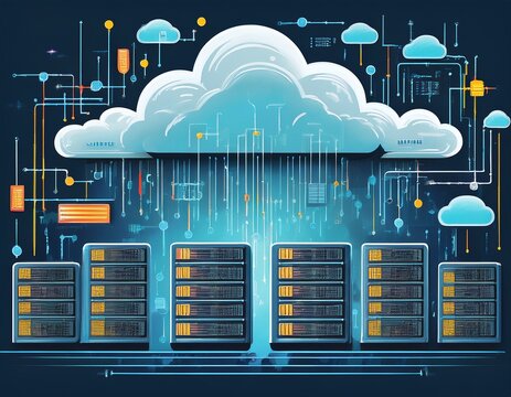 seamless data migration to the cloud seamless data migration to the cloud with an image showing data being transferred from on premises servers to cloud storage