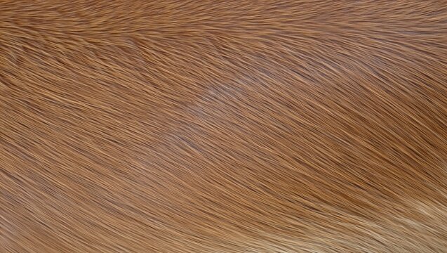 Close up view of brown animal fur texture