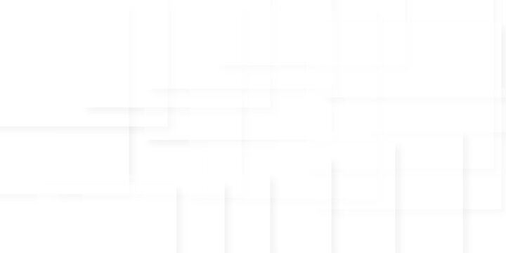 Abstract white and gray background with diamond and triangle shapes layered in modern abstract pattern. Light neutral background with arrows and copy space.