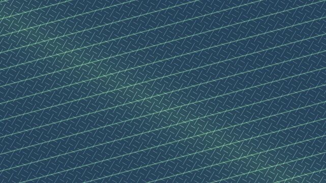 Close up aerial view of geometrically patterned diamond plate metal surface running diagonally across the frame