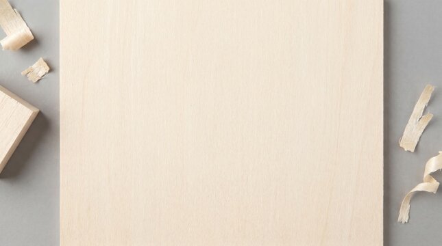 Raw Balsa Wood Paper-Like Surface