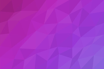 Obraz premium Abstract Geometric Polygonal Background with Pink and Purple Gradient, Low Poly Vector Illustration with Dotted Lines, Modern Digital Art Texture