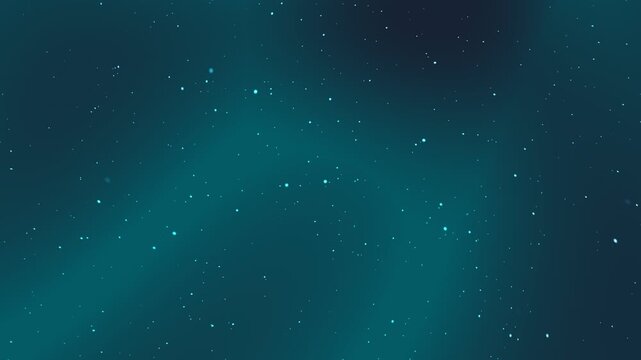 Abstract teal and dark blue animated background with soft glowing gradients and subtle floating particles. Ideal for motion graphics, video backdrops, digital art, technology themes, and modern creati