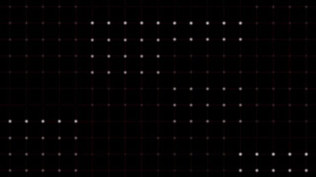 Intersecting Red lines on black animated background forming moving grid and digital graph display, Animated Black Background with Red Grid Lines and Intersecting Lines graph.4k animation video.