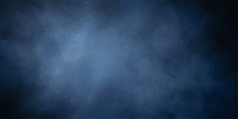 Dark Blue Smoke Abstract: Ethereal swirls of dark blue smoke or mist drift and curl, creating an abstract, moody backdrop. © Anamika