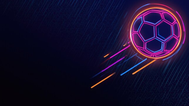 Design Template of Football Logo