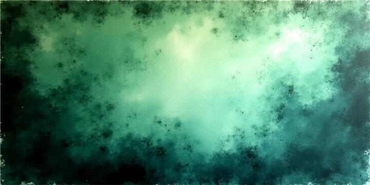 Ethereal emerald green fractal pattern evokes sense mystery deep underwater or cosmic nebula, with soft light center.