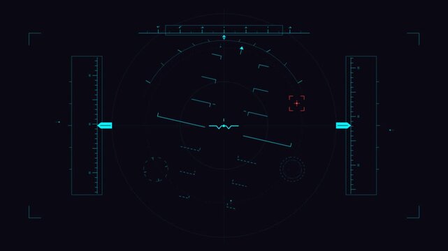 Digital flight heads up display with telemetry and targeting system