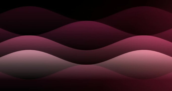 Abstract dark pink wave background with flowing dynamic lines for modern digital design