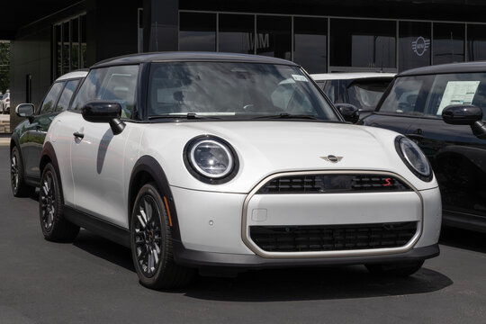 MINI Cooper S 2-Door at a dealership. MINI offers the Cooper S with a 201HP 2.0L TwinPower Turbo 4-Cylinder engine. MY:2026